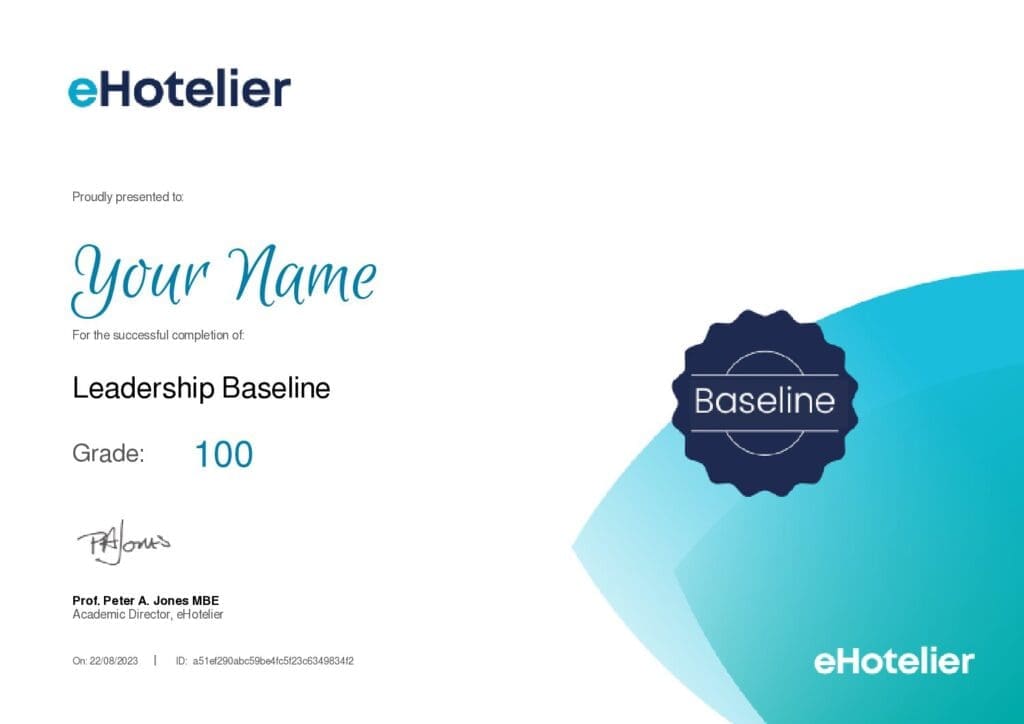 eHotelier Baseline