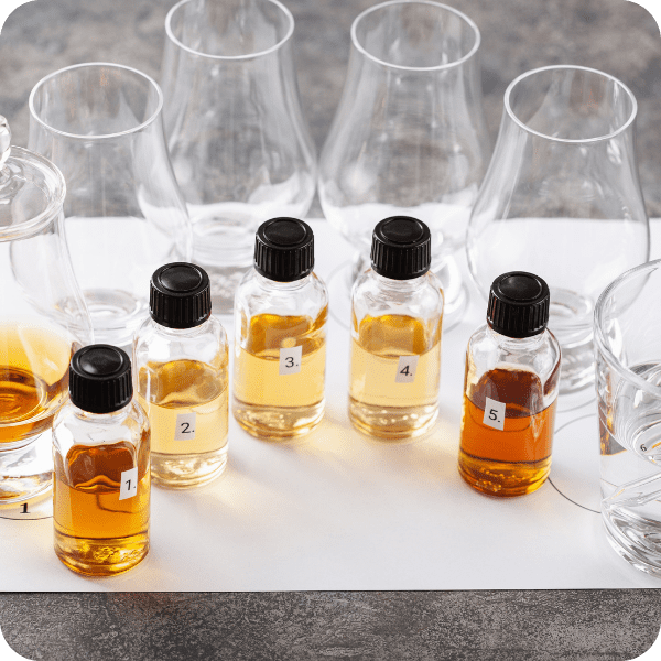 Conduct a product tasting for alcoholic beverages