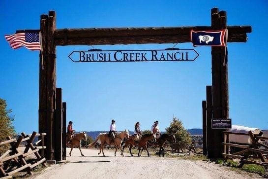 brush creek ranch sign