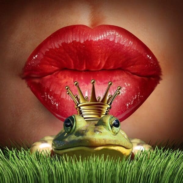 Kissing frogs
