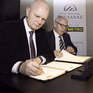 Lausanne and METRO GROUP