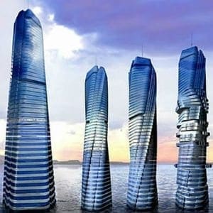 Rotating skyscraper