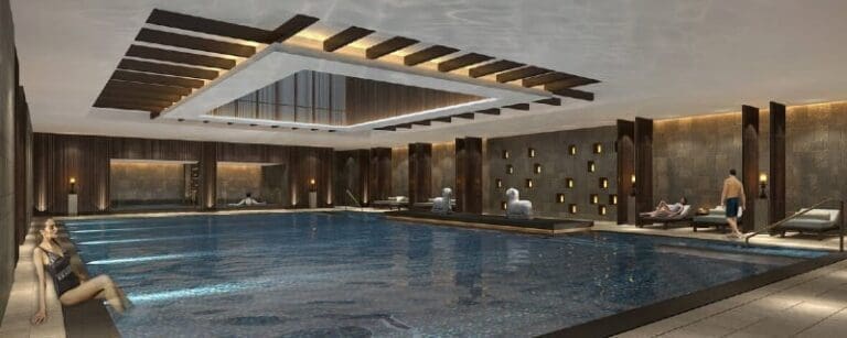 Artist Impression - JW Marriott Qufu pool