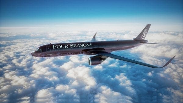 The all new Four Seasons Private Jet will take its inaugural flight in 2021