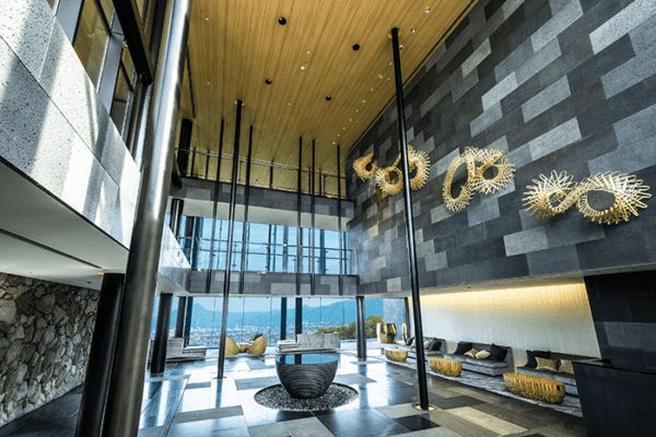 Lobby showcasing unique design philosophy of ANA InterContinental Beppu Resort & Spa opens in Japan