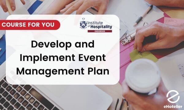 [Course of the week] Develop and implement event management plan