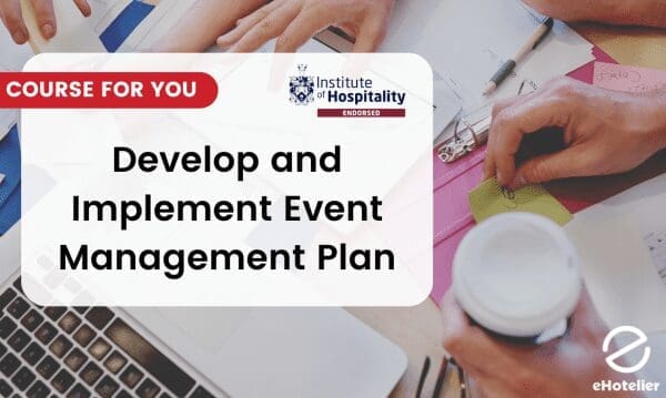 Develop event management plan