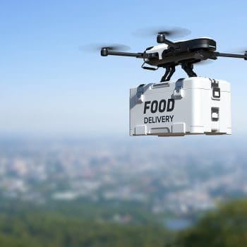 Drone food delivery