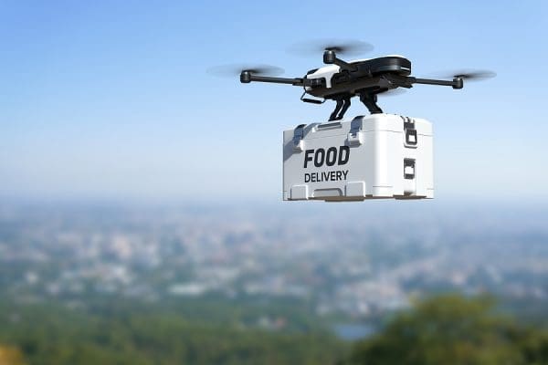Drone food delivery
