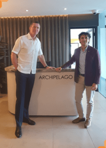 Tarun Joukani Commercial Director at STAAH with John Flood – President and CEO Archipelago International