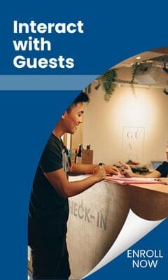 Interact with guests